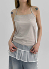 Luvky Strap Halter Sleeveless Top