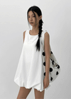 Tingto Basic Balloon Mini Dress