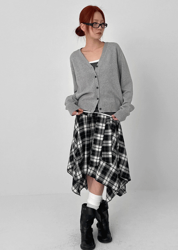 Moneta V-neck Knit Cardigan