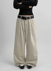 Comtia Wide Pintuck Cotton Pants