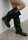 Nuver slouch long boots