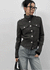 Meloding Vintage High Neck Jacket