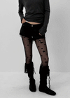 Kva Low-waist Cutting Cotton Shorts