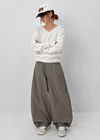 Rotadi Stripe Bijou Balloon Wide Pants
