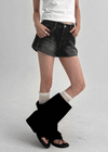 Perot Washed Denim Shorts
