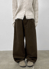 Kratz Fleece Wide Cotton Pants