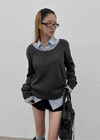 Zest Deep U-Neck Wool Knit