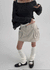Betu Cotton Cargo Mini Skirt