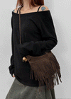 Riena Fringe Suede Mini Bag