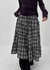 Tending Check Cancan Midi Skirt
