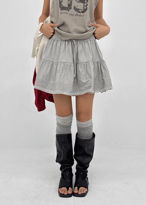 Hamelin Lace Cancan Miniskirt