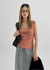 Roomtonut Printed Ribbed Sleeveless Top