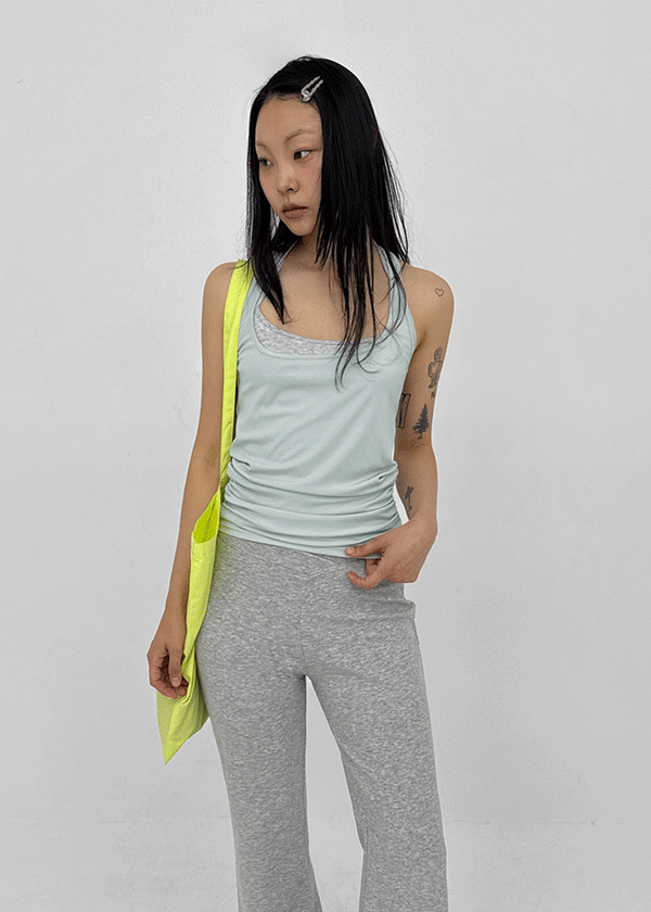Nebric Halter Layered Sleeveless Top