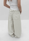 Kungton Studded Wide Balloon Pants