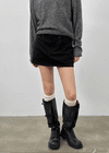 Romhetz Denim Mini Skirt Pants