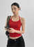 Kaeli Slim Fit Line Halter Sleeveless Top