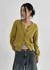 Ramson Semi-crop Knit Cardigan