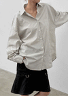 Pichu Loose-fit Striped Shirt
