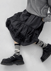 Seeking Check Cancan Midi Skirt