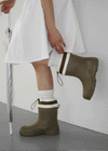 Donk Double Line String Short Rain Boots