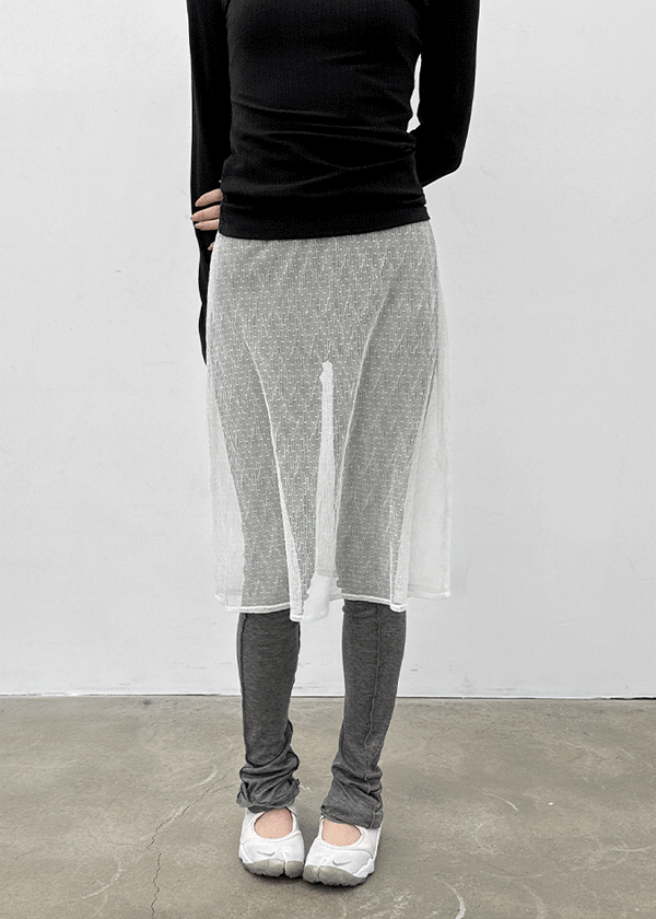 Kradin Lace Midi Skirt