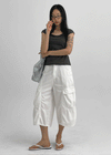 Lesnar Wide Cargo Bermuda Shorts