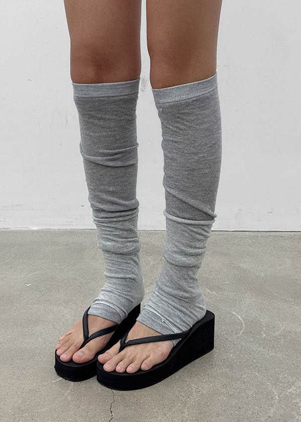 Clumming Wedge Platform Flip-flops