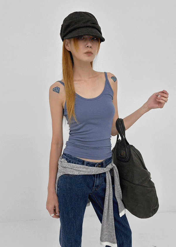 Pinshow Daily U-neck Sleeveless