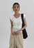 Gelos Pattern Cap Sleeve Short Sleeve T-shirt