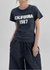 Tempered Glass Patch Short Sleeve T-shirt