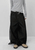 Bigging Stripe Non-fade Raw Wide Denim Pants