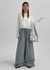 Themati Stripe Summer Slit Banding Pants