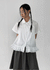 Chukia Shirring Frill Short Sleeve Shirt