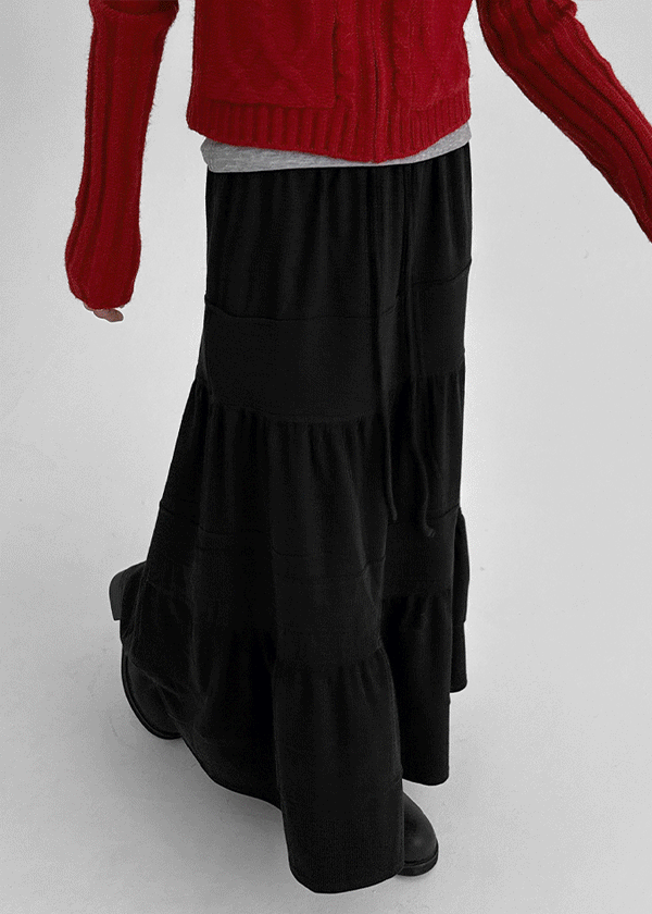 Ommu Frill Cancan Long Skirt