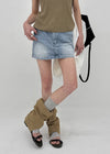 Zenlo Back Pocket Mini Skirt Pants