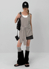 Deotting Layered Strap Long Sleeveless