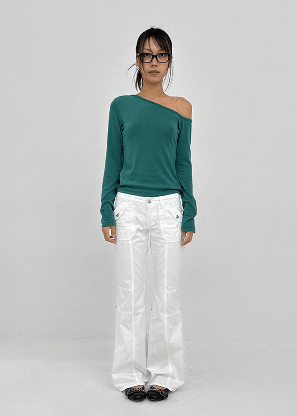 Ricky Two-Way Cut Bootcut Pants