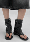 Redito Buckle Leather Slip-on Boots