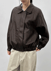Mimel Loose-fit Leather Jumper