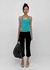 Foremble Ribbed Halter Sleeveless