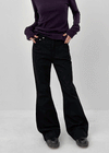Klung Back Pocket Bootcut Cotton Pants