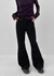 Klung Back Pocket Bootcut Cotton Pants