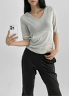 Polzek Basic Hooded Short Sleeve Tee