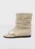 Nouton Linen Buckle Mid Boots