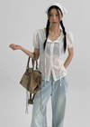 Puarong Summer Strap Blouse
