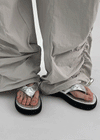 Bakaile Glossy Thong Sandals