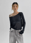 Mikase Boat Neck Summer Knit
