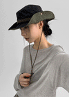 Idet Strap Color Block Bucket Hat