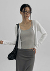 Gemmit Summer Crop V-Neck Cardigan