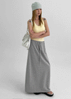 Olbeng Summer Banding Maxi Long Skirt